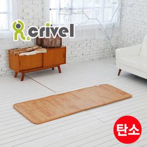 크리벨 나뭇결 탄소 카페트 전기매트 미니싱글(50x180cm)