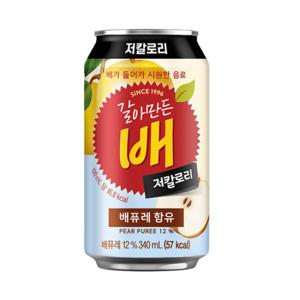 갈아만든배 저칼로리 340ml 24캔