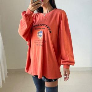 [아이우먼] 치즈가게오버면박스티 NMS773M409 빅사이즈