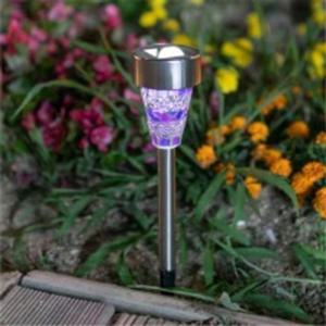 LED 태양광 충전 정원등 보라 모자이크 SS973 컴스