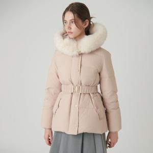 [SATIN] 허리밴드 구스다운 패딩 S244S851