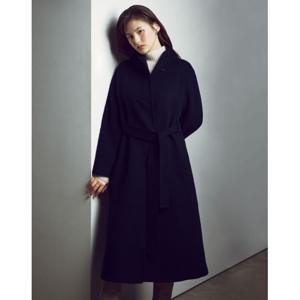 닥스 여성 24FW 캐시미어 92% 네이비 탈착 스트랩 롱코트 DLCO4D011N3