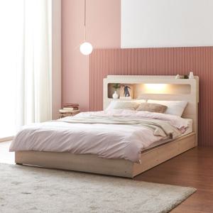 트리플 릴리움 LED 평상형 침대Q_독립매트리스