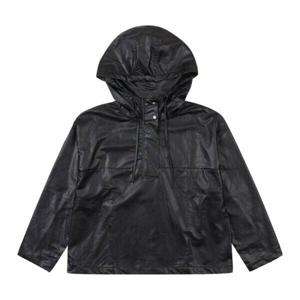 [코데즈컴바인] 앞지퍼 후드 레더 아노락 점퍼 CHA-LE503W2