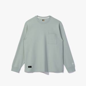 뉴에라 HW 13781219 [블랙라벨] 베이직 롱 슬리브 민트 그레이