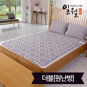 일월 스타일리쉬 스마트 워셔블 카본 전기매트_더블