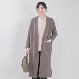 애비뉴투지 엄마옷 이불 포근 니트 가을 겨울 롱 가디건 J11408