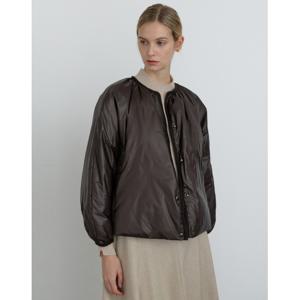 닥스 여성 24FW 역시즌특가프랑스 BalasTex  브라운 밑단스트링 볼륨 구스다운 점퍼 DLJU4D107W3