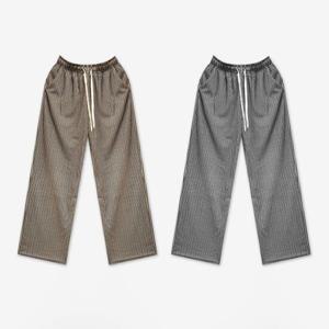 [아이우먼]빅사이즈줄지바지 R288L411 로프줄지밴딩와이드팬츠 DK