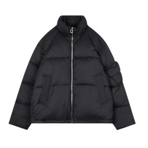 리버클래시 FW 블랙 오버핏 경량 구스 숏다운 LJW22209