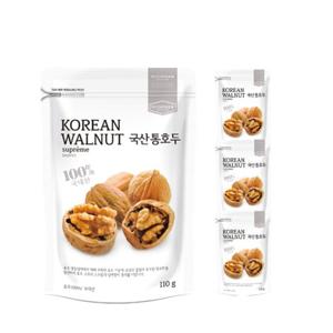 [리치팜너트]국산통호두110g x 4팩