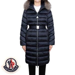 몽클레어 나이트블루 리어지 폭스퍼 롱 패딩 1C00066 59685 778