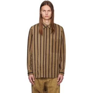 25 SS 우마왕 남성 베이지 탭 셔츠 242973M192003