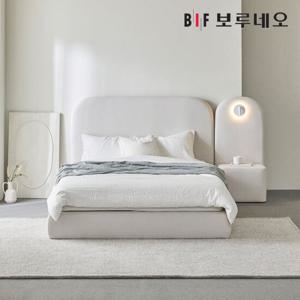 보루네오하우스 프라임 데프 패브릭 킹사이즈 침대+협탁1 라텍스