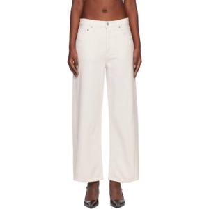 25 FW 에이골디 여성 오프 화이트 렌 데님 진 251214F069011