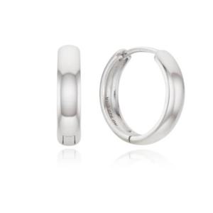 오에스티 베이직 원터치 실버 귀걸이 (19mm) OTE124703N
