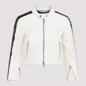 발렌시아가 레이서 재킷 747076.TOS08 9012 DIRTY WHITE