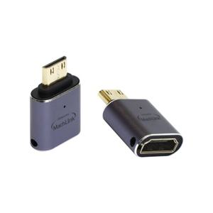 마하링크 8K HDMI F to Mini HDMI M 젠더 ML-8HCCG4