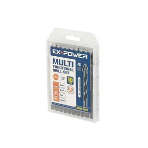 육각 만능 드릴비트 세트 블랙 EMD-65S 10PCS