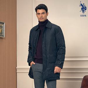 [USPA] 21FW 구스다운 남성 맥코트(블랙)_MP21-DW404BK