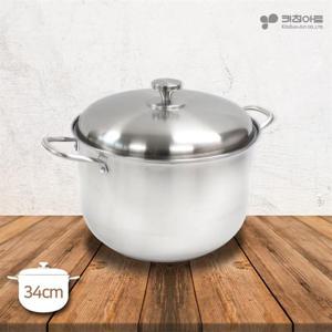 키친아트 퀸즈 스텐레스 304 IH 곰솥냄비 34cm