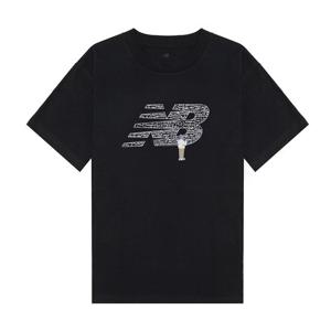[뉴발란스 주니어]NB 뉴발란스 초크보드 로고 코튼 반팔티 블랙 MT51917-BK