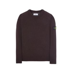 스톤아일랜드 21FW 7515535A3 V0070 패치 다크브라운 남성 니트
