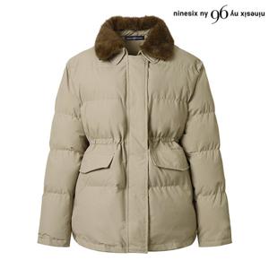 [나인식스뉴욕(영캐릭터)]퍼 카라 스트링 집업 패딩 점퍼 (NO4JJ015L0)