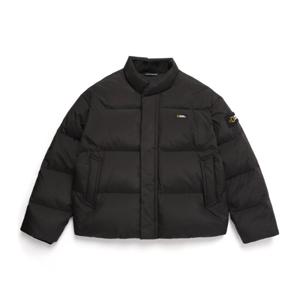 내셔널지오그래픽 N244UDW050 하이넥 다운 점퍼 CARBON BLACK