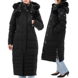 무스너클 서스캐처원 블랙 퍼 롱 패딩 MK4660LLP 291