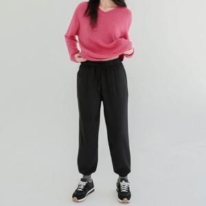 [세컨스킨]스트링 탄탄 조거팬츠_FN3100