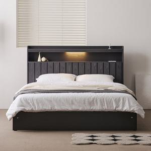 [보루네오]호텔라인 KC807 조명침대 Q (2단매트)