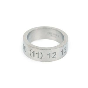 24SS 메종마르지엘라 넘버 로고 반지 실버 SI8UQ0003 SV0129 951