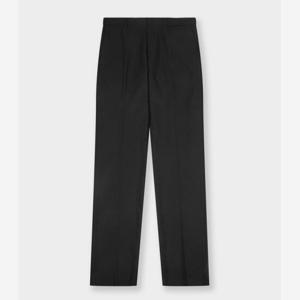 [예작(셔츠)]구김적은 블랙 솔리드 스트레치 슬랙스 (YJ4FTA380)