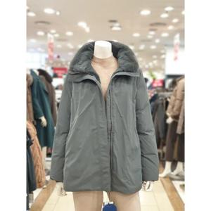 [트리아나]소고 세이브존01 밍크카라 안감토끼털 구스패딩 th4fa1800