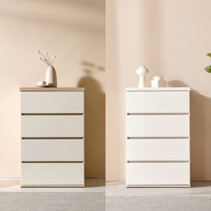 소티디자인 디프2 4단 수납장 속깊은 광폭 600 서랍장 2color