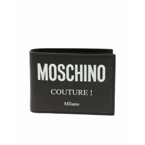 [MOSCHINO] 라프리마 남성 지갑 purses 로고 프린트 레더 810180012555 블랙 /8