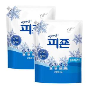 [피죤] 피죤 블루비앙카 2.1L (2개입) x 4개 섬유유연제