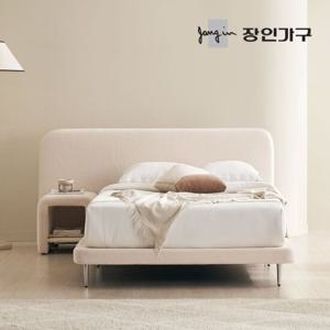 장인가구 도우 부클레 패브릭 와이드헤드 저상형 호텔 침대 SS+7존포켓유로탑+다릿발