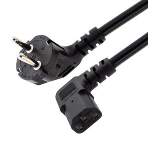 HDTOP 국산 AC 코드 16A ㄱ자 우측 꺾임 전원 파워케이블 2M HT-AC104