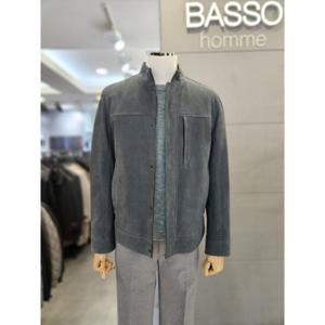 바쏘옴므 세이브존03 바쏘옴므 24F/W 네이비그린 천연 ITALY 램스킨 블루종점퍼 WSAGY3UA16ADNA
