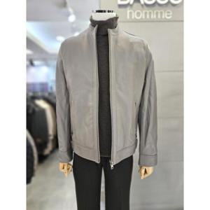 바쏘옴므 세이브존03 바쏘 24F/W 다크베이지 천연 램 스킨 차이나카라 블루종 가죽점퍼 WSAGY5GU12ADEA