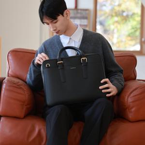 탄틴 가벼운 가죽 직장인 남자 노트북 서류가방 T15357