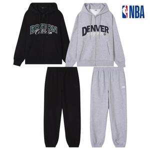 NBA 팀로고 루즈핏 후드집업 조거팬츠 트레이닝복 N251TJP0210P