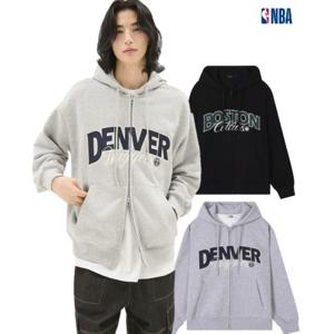 [엔비에이]남녀공용 엔비에이 [DEN] 아치형 후드 집업 N251TJ02