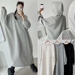 [아이우먼]위쉬몰 GL 러그후드박스기모원피스(T670H501) 빅사이즈