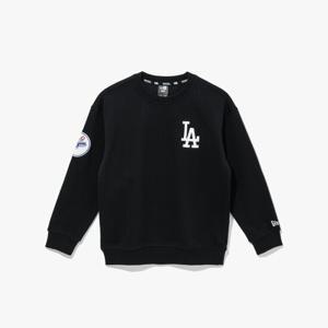 [뉴에라키즈] 14681106 MLB LA 다저스 팀 로고 맨투맨 블랙