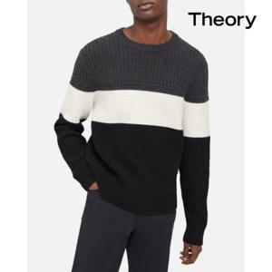 띠어리 theory M1081711 남자 울 캐시미어 크루넥 스웨터