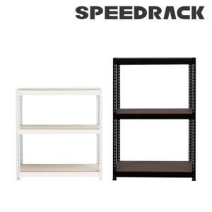 스피드랙 무볼트 철제 선반 앵글 1000x400x750(h) - 3단 (원기둥)