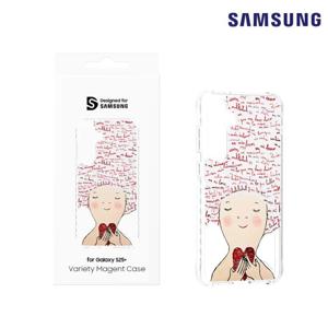삼성정품 갤럭시S25플러스 에바 알머슨 버라이어티 마그넷 맥세이프 케이스 일러스트 슬림 디자인 자석부착 무선충전 GP-FPS936 N
